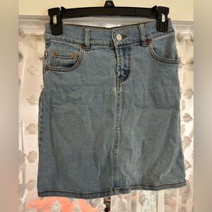 Vintage Signature by Levi Strauss Light Blue Denim Mini Skirt
